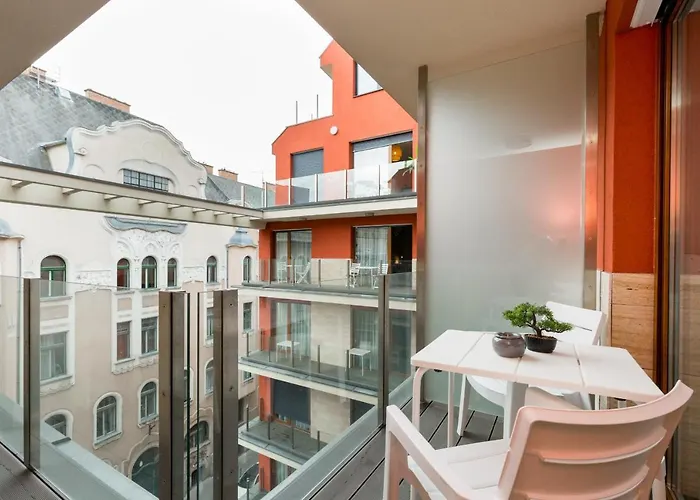 Budapest Downtown Residences - Ac,Elevator,Terrace